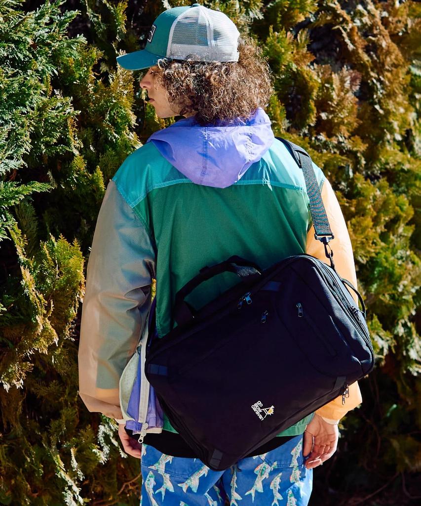 [go slow caravan] 347004 Ballistic Air 3-Way Travel Bag, Black, Free Size