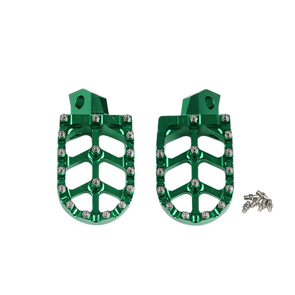 Motorcycle Footpegs Footrest Foot Pegs For Kawasaki KDX200 KDX220R KDX250 KX125 KX250 KX500 KDX 200 220 R 220R KX 250 125 500