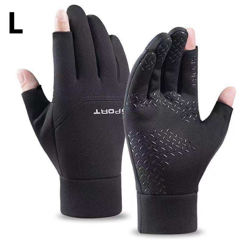 

Осень Зима Уличные Велосипедные Перчатки Тренажерный Зал Фитнес Спорт Бег Теплые Сенсорные Нескользящие Перчатки Мотоциклетные Перчатки Мужские Черные