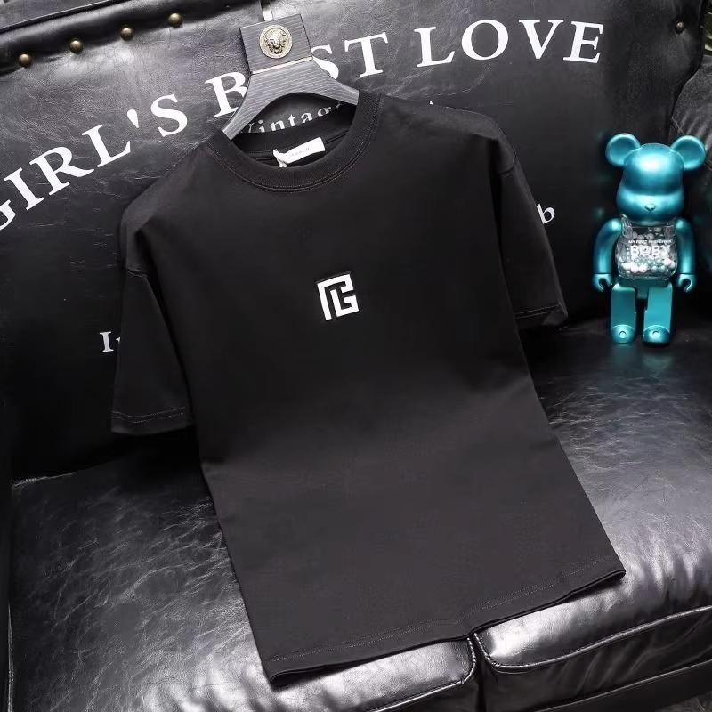 2025 Summer New Arrival high quality Round Neck T-Shirt Ins Brand Fashion Trendy Men's Half Sleeve T-Shirt Women Clothes Top Tee