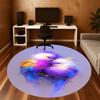 1PC Birds Fantasy Art Round Chair mat Area Rug - Non-Slip, Floor Mat for Office, Bedroom, home decor Christmas Gift c0528086