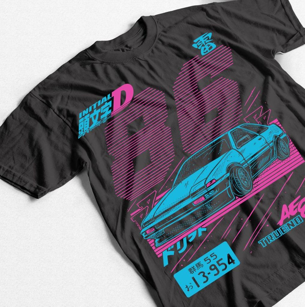 Initial D T Shirt Itsuki Fujiwara Anime Manga Movie SporT Shirt Tee All Size