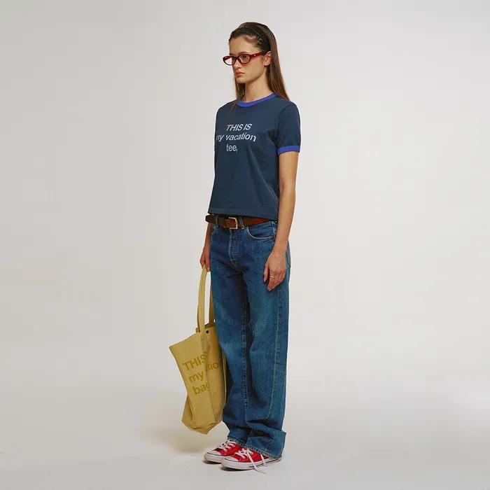 T.I.M Tote Bag Pale Yellow