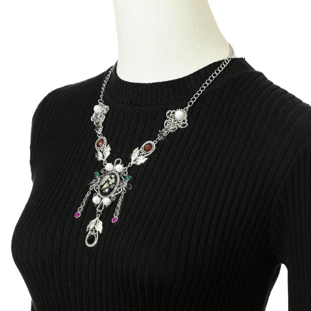 Hänge Etnisk Stil Pannband Kedja Bohemia Strass Halsband Kvinnor Damer