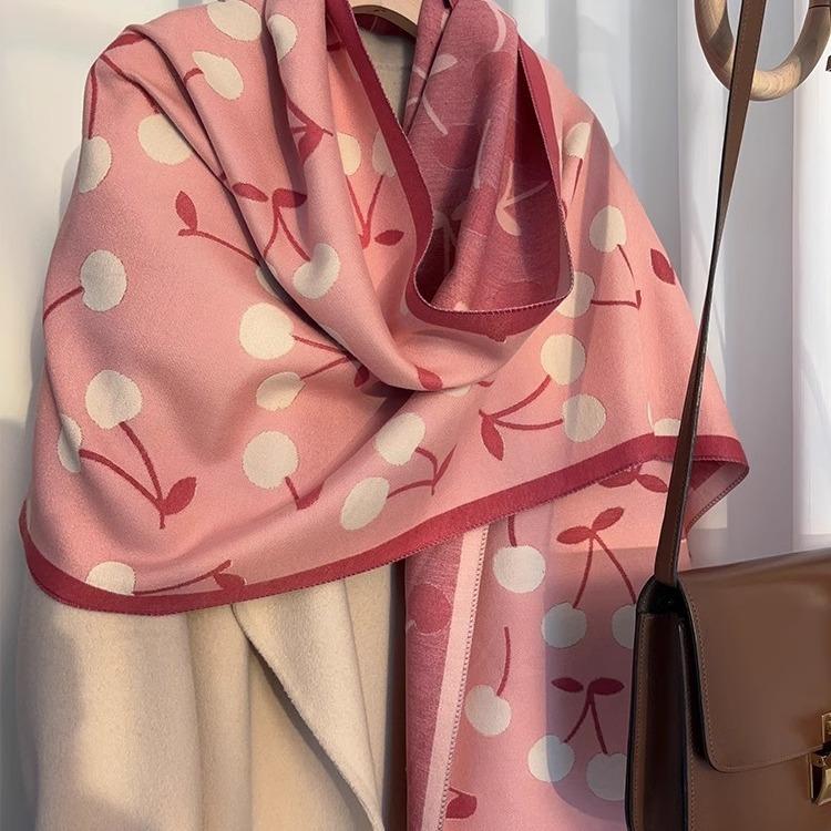 Exquisite This Winter Faux Cashmere Scarf Is A Versatile Long Shawl That Can Be Used Both As A Scarf and A Scarf
