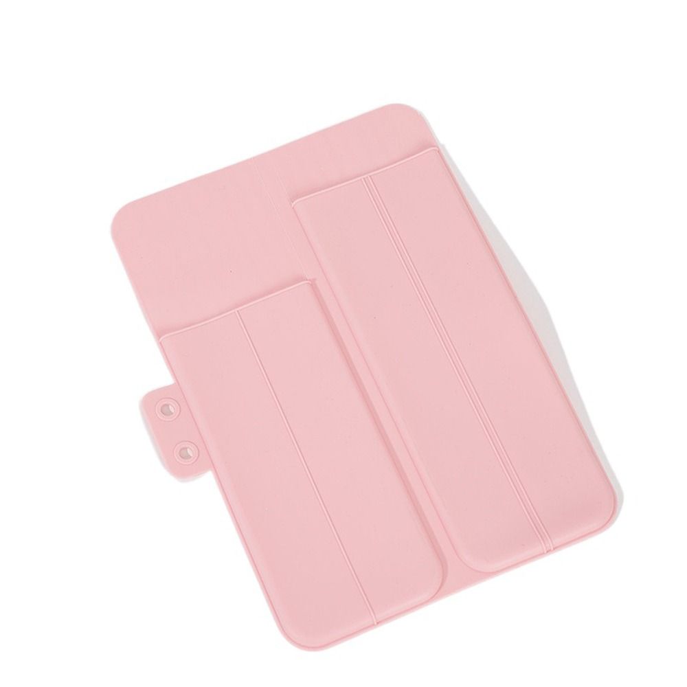 Flat Silicone Heat Resistant Mat Hairdressing Hair Straightener Storage Bag Anti-heat Pads  Travel