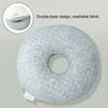 Ear Piercing Pillow for Side Sleepers Soft Donut Pillow with Hole for Ear Pain Relief Pressure Sores O-Shaped Side Sleeping Pillow for Adults