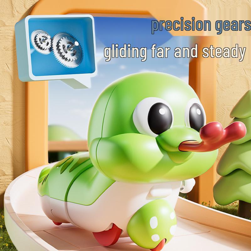 Kids' Wind-Up Crawling Snake Toy - Educational Fun for Boys and Girls
