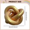 3 Link Chain Decor Coffee Table Minimalist Boho Geometric Decorative Knot for Bedroom