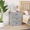 VidaXL Bedside Table Sonoma Grey 50x36x60 Cm Engineered Wood 816718