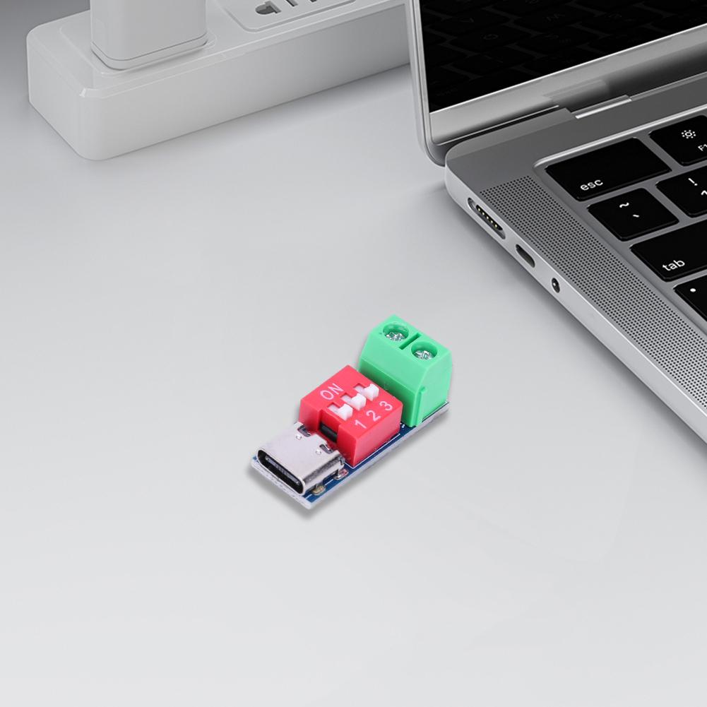 Charging Test Module 5-20V Adjustable Charger Power Delivery Boost Module USB Type-C Voltage Connetor Power Supply Accessories