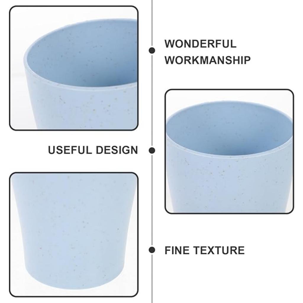 4 ks kelímků na pití, hrnek na vodu, venkovní kempingové kelímky, držáky na zubní kartáčky, nerozbitné kelímky vhodné do myčky nádobí do kuchyně, restaurace, cestování, večírky, akce