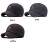 Retro Wool Winter Hats For Men Ear Cover Cap Sport Golf Baseball Caps Snap Back Women Casquette Dad Hat Caps Earflaps Hats