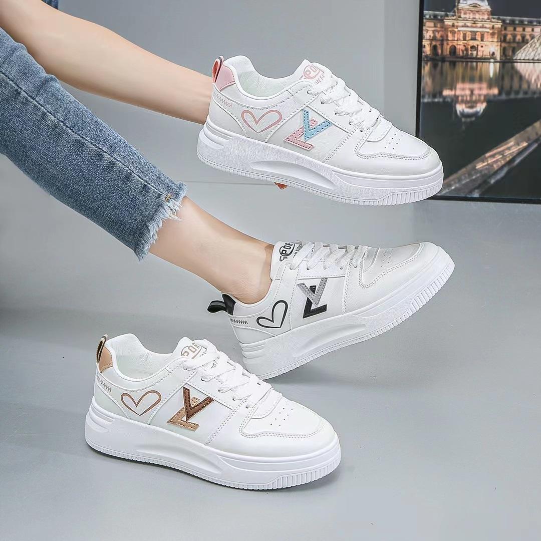 

Индивидуальные маленькие белые туфли для студентов, универсальные весенние спортивные туфли на плоской подошве, повседневные, взрывные, новые летние дышащие женские туфли 35