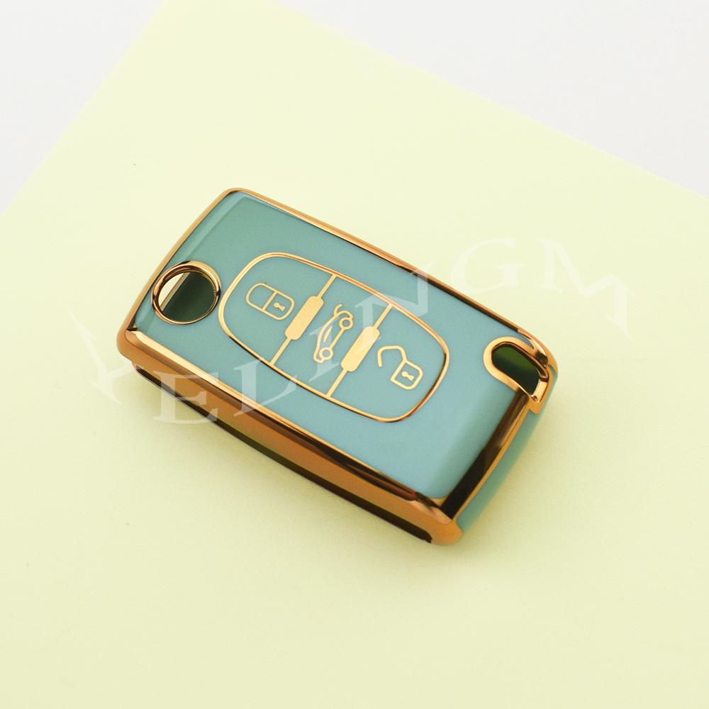 Tpu 2 3 Button Car Key Case Cover Holder Keys Accessories Shell For Peugeot 308 207 307 3008 5008 Fob For Citroen C2 C3 C4 C8