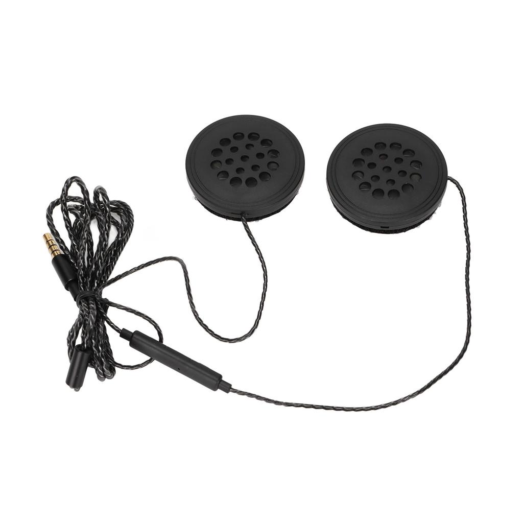 T33 Motorcycle Helmet Headset Wired Stereo 3.5mm Racing Helmet Headphone for Outdoor Sports