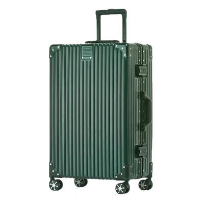 Aluminium-Tragekoffer, großer Trolley, leicht, leise, doppelt, Business-TSA-Schloss, Schutz, XXL, 7 Nächte, 10 Nächte, XXL, 90 l [Yuweijie] Koffer, Rahmen,