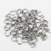 50Pcs Easy-Spin Clevises U- Shaped Easy Spin Brass Fishing Lure Accessories Durable Sliver/Gold Fishing Spinners