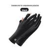 Women's UPF 50+ Anti-UV Cycling Gloves - Non-Slip, Breathable, Ice Silk, Thin, Long, Two-Finger Flip-Top