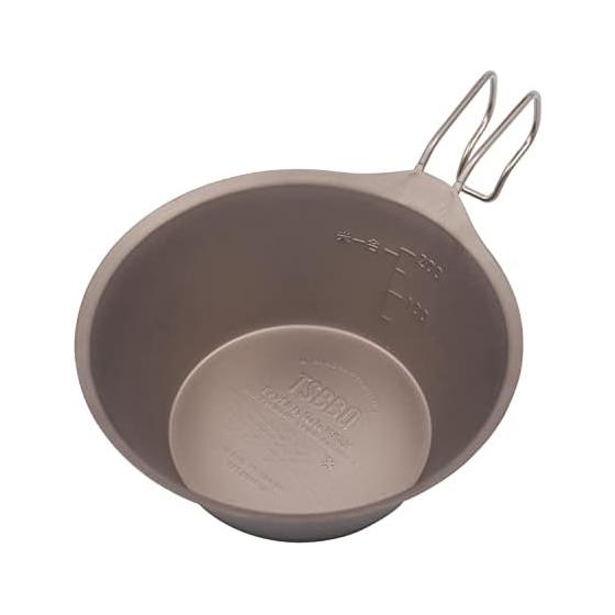 TSBBQ Pure Titanium Sierra Cup [Made in Tsubame Sanjo] (Titanium Sierra Cup 320 TSBBQ-026) A titanium Sierra cup that has no curly edges, is smooth
