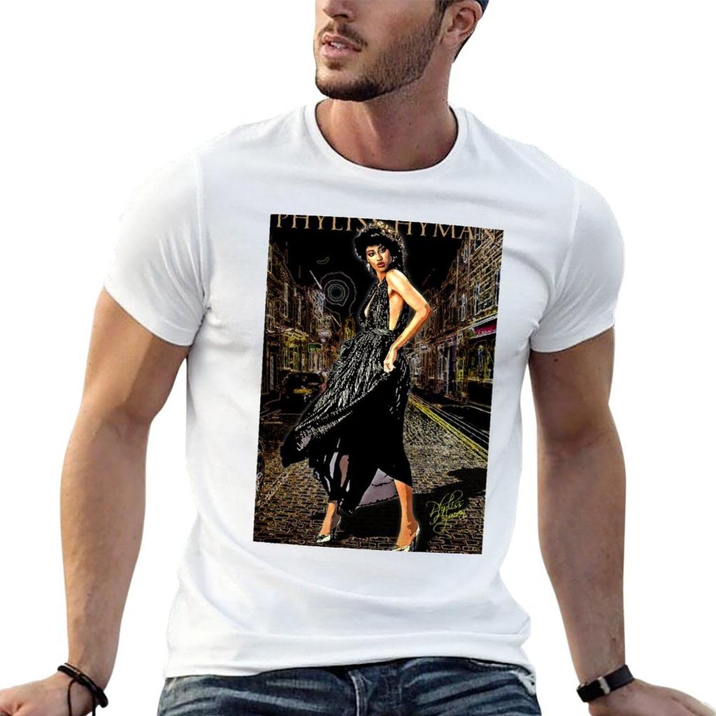 Phyliss Hyman Poster T-Shirt Work Utility Casual Tee Shirt