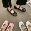 Late Evening Wind Gentle Women's Shoes Spring 2025 New Low-heeled Single Shoes Women's Design Sense Niche with Fairy Skirt Shoes