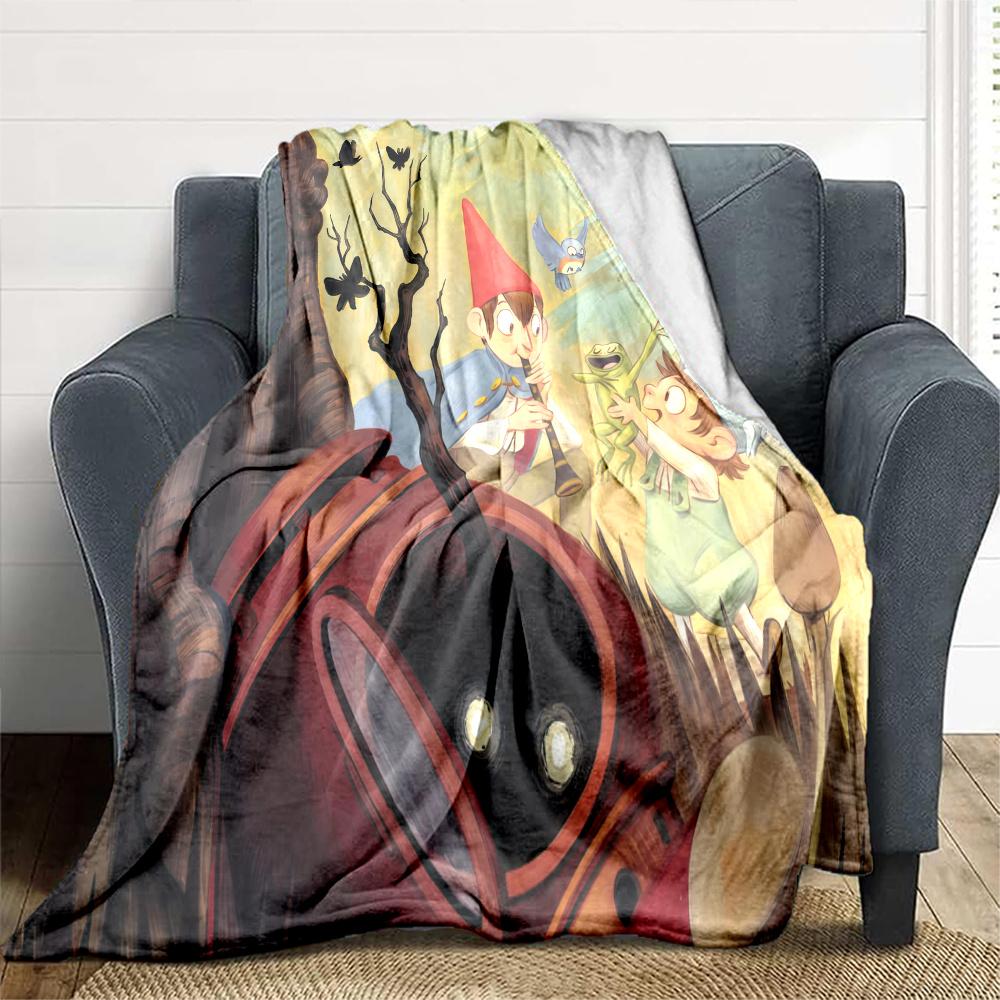 Over the Garden Wall Flannel Blanket, High quality Comfortable for All Seasons, Home Decor, Warmth and Comfort