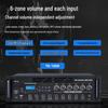 Weishu T8-1000 6-Zone PA System with Waterproof Speakers (CN version)