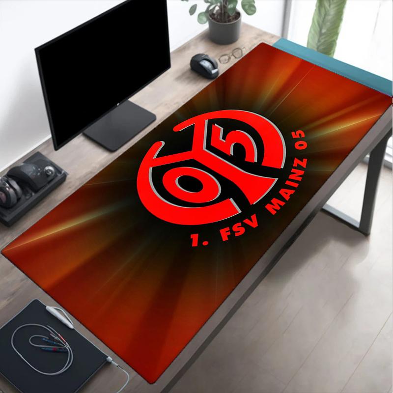 Red Emblem FSV Mainz Mouse pad, Gaming Mouse Pad, keyboard pad, Desk Decor for computer notebook Fan Gift Birthday Gift