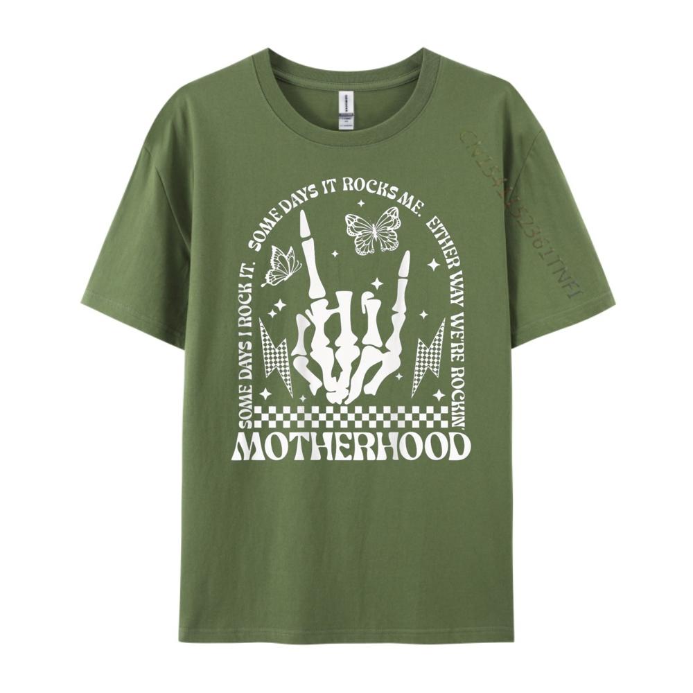 Motherhood Some Days I Rook It Some Days It Rooks Me Back Unisexs Graphic Tshirts Unisexs Clothes Leisure