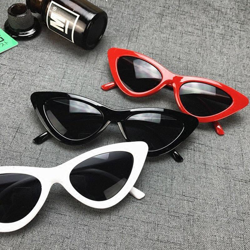 FASHION Sexy Cat Eye Sunglasses Triangle LADIES Small Size Modern Retro Designer Women Sun Glasses Shades for Lady