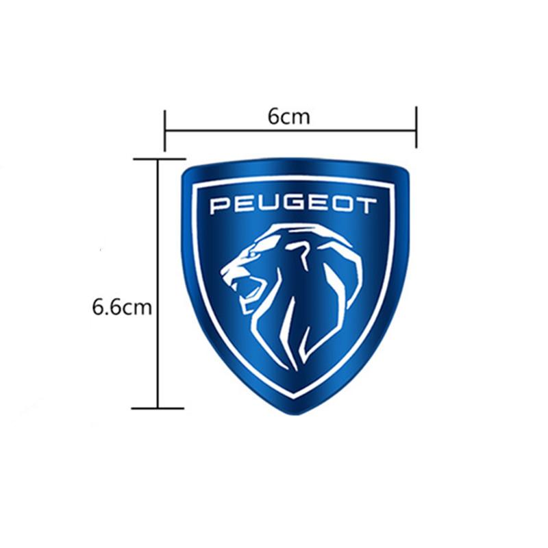 3D Metal Car Front Hood Badge Auto Grill Emblem Logo Grille Decal for Peugeot 508 y 4008 5008 3008 308 408 Car Styling Accessories