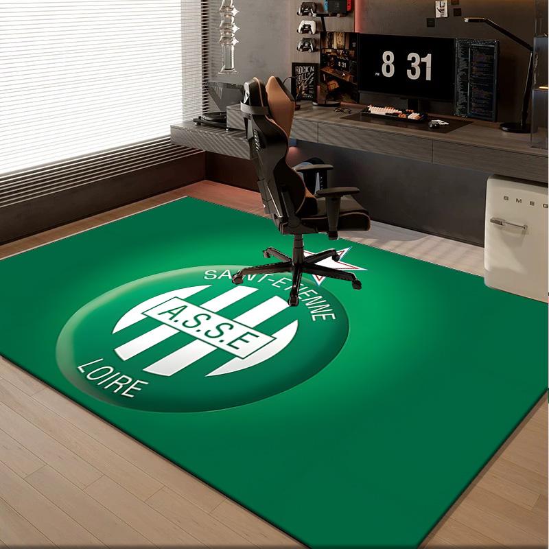 1PC rug Saint-etienne Football Club Carpet, Chair Rug,Area Rug for Office Bedroom living rooms bedroom, Doormat decor Christmas fan gifts