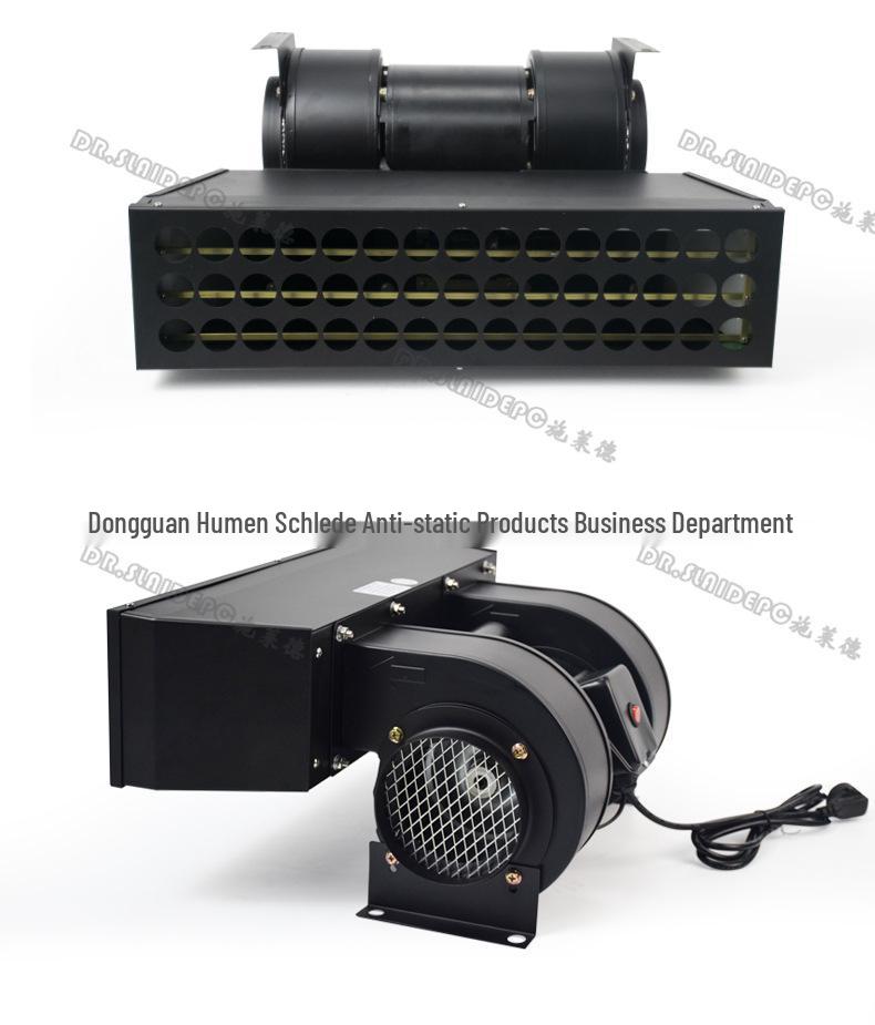 DR-090 High Airflow Ion Wind Blower - Industrial Static Eliminator and Dust Removal Fan