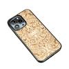 Bewood Wooden Case for iPhone 15 Pro Max Aztec Calendar Aniegre