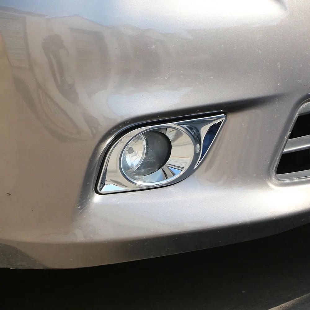 For Nissan Versa Latio Almera Sunny 2011 2012 2013 2014 2015 2016 2017 Front Fog Light Lamp Cover Trim Sticker Accessories