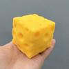 Mięciutki Kostka Masła Serowego Fidget Toy Biurowy Odstresowacz Powolny Powrót Serowy Ornament do Ściskania Relaks i Odstresowanie i Ugniatanie