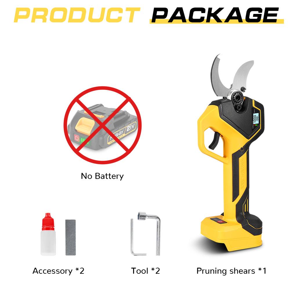MELLWIN 50MM Бесщеточные Электрические Секаторы Садовые Для Плодовых Деревьев Бонсай Обрезки Электрические Ножницы Для Аккумулятора Makita 18V No Battery