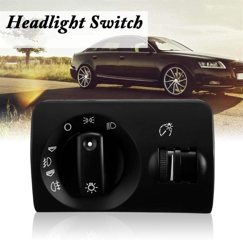 Fog Lamp Switch Headlight Control Switch Auto Accessory 4B1941531E 4B1941531 Replacement Part