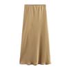 Za2024 Spring-Summer New Type Women's Sheath Skirt Long Dress Silk Satin Texture Midi Dress 1165054 401