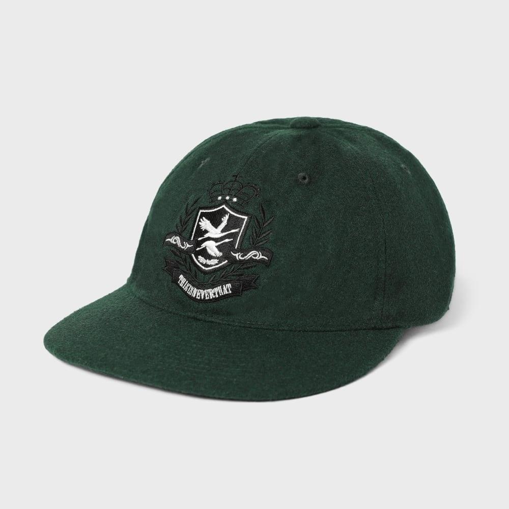 ThIs Is Never That Wool Crest Cap Deep Green OS