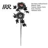 Artificial Halloween Branch Eyeball Flower Stem, Rose Floral Pick with Eyeball, Festive Accents Gothic Black Branches for Vase, Home Indoor