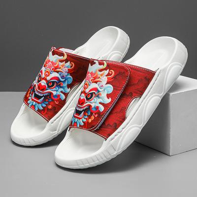 Fashion CYYTL Mens Slippers Summer Shoes Casual Outdoor Beach Sandals Walking Slides Comfort Leather Luxury Designer Lightweight Fashion