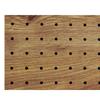 Hikari Vintage Board, Perforated Board, 600x450x5.5mm, Antique Wood Look, 25mm Hole Pitch, PGMBD46-2