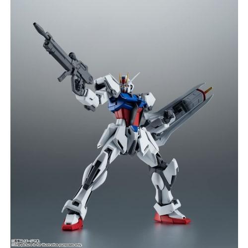TAMASHII NATIONS ROBOT SPIRITS Mobile Suit Gundam SEED GAT-X105 Strike Gundam Ver. A.N.I.M.E. (Rerelease) Approximately 125mm PVC & ABS Painted Movabl