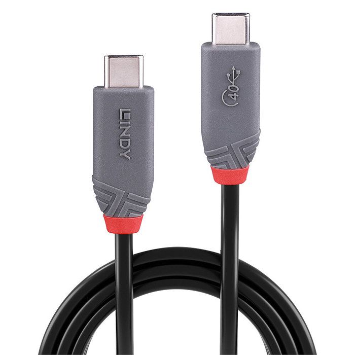 LINDY Câble USB 4 type C 80cm - 40Gbps 8K 60Hz