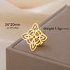 Lucktune Edelstahl Metall Pin Brosche Hexenknoten Flugzeug Ankh Kreuz Lebensbaum Broschen Für Männer Damen Hemd Abzeichen Geschenk