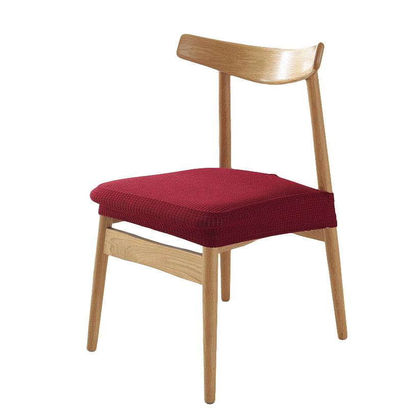 1шт жаккардовая ткань съемная моющаяся обеденная свадебная декоративная крышка стула защитный чехол для стула вино красного