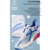 Li Ning Youth  Childrens Rebound Shock Absorption Comfortable Running Shoes Kids Running Shoes Crystal-Blue YKFT046-9
