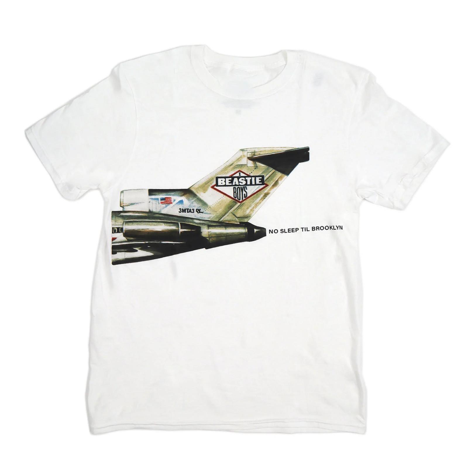 BEASTIE BOYS No Sleep T-Shirt Mens Womens Tees Top White Unisex Cotton All Sizes S to 5Xl JJ1569 XL